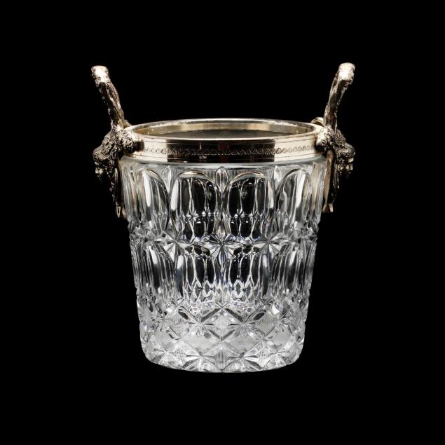 vintage-german-silverplate-pressed-glass-champagne-cooler