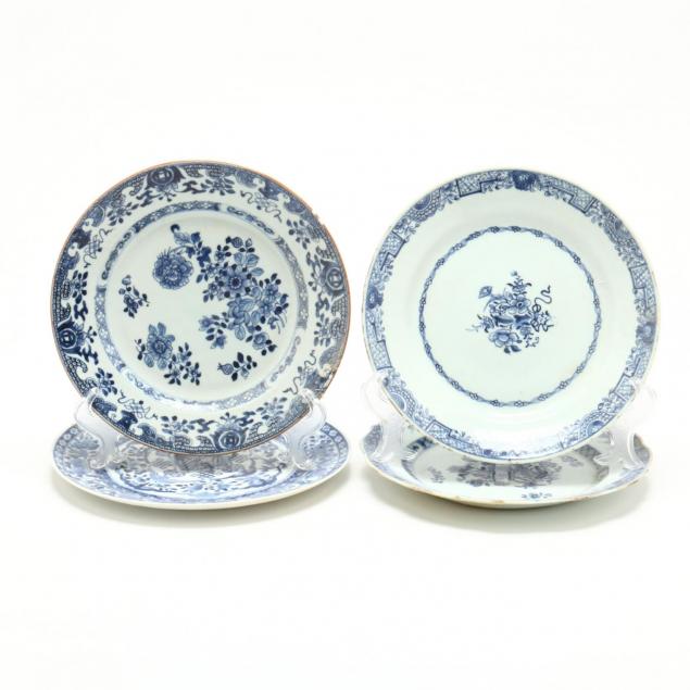 four-antique-chinese-porcelain-plates