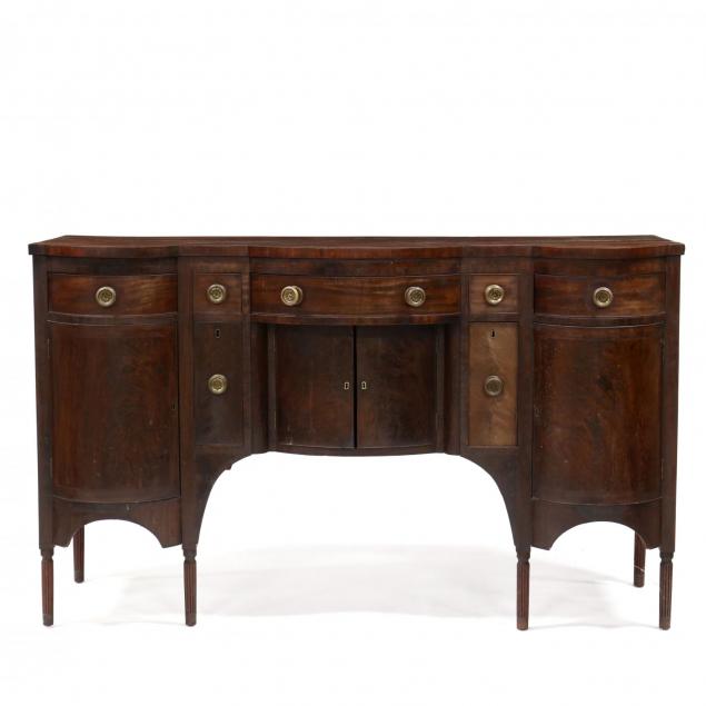late-federal-mahogany-triple-bow-front-sideboard
