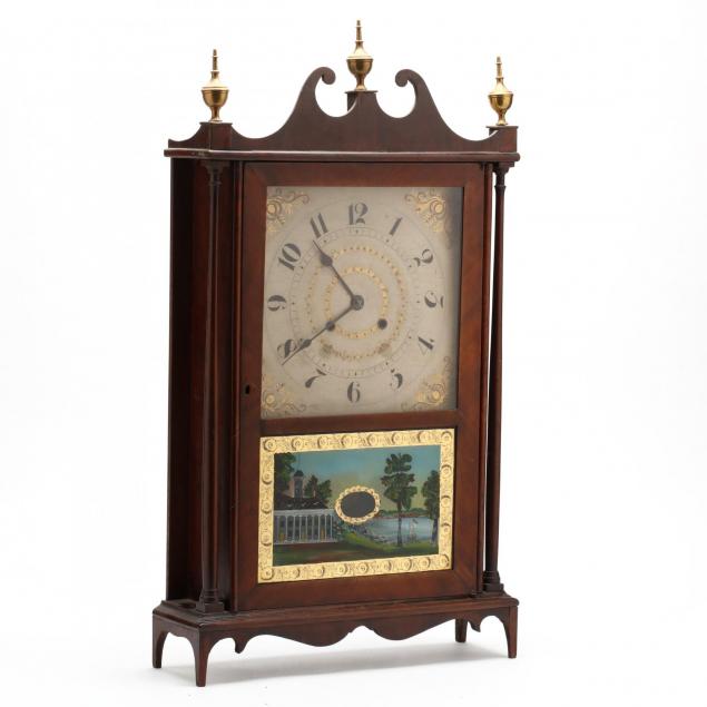 wadsworth-lounsbury-turner-pillar-scroll-clock