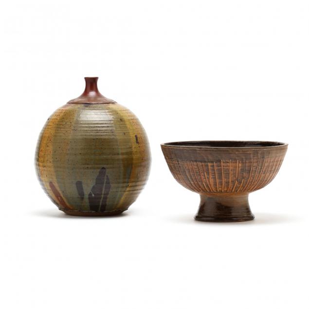 two-pieces-of-studio-pottery