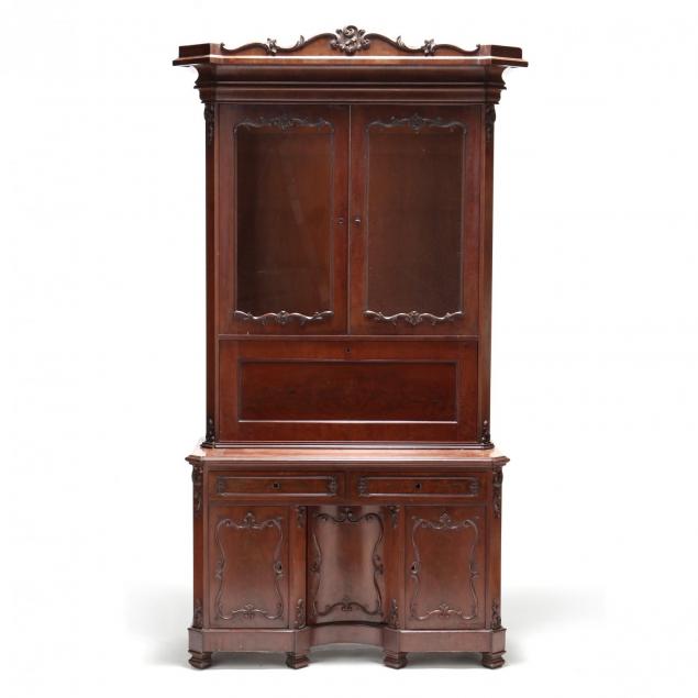 american-classical-secretary-bookcase