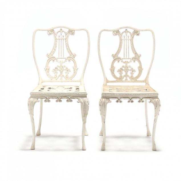 pair-of-classical-style-cast-aluminum-garden-chairs