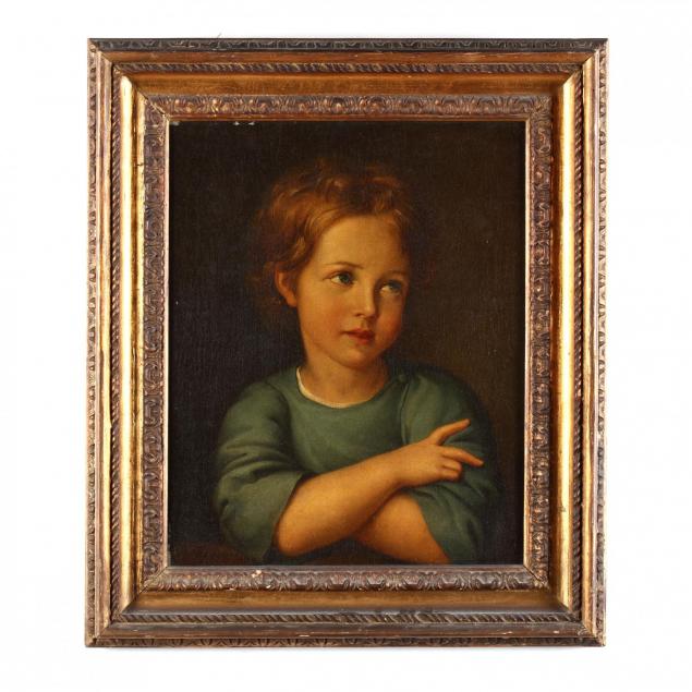 an-antique-russian-portrait-of-viktor-balabin-as-a-child