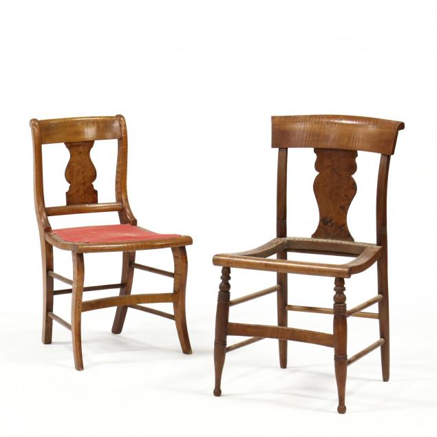 two-american-classical-maple-chairs