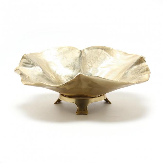 oskar-hansen-lotus-leaf-bowl-for-virginia-metalcrafters