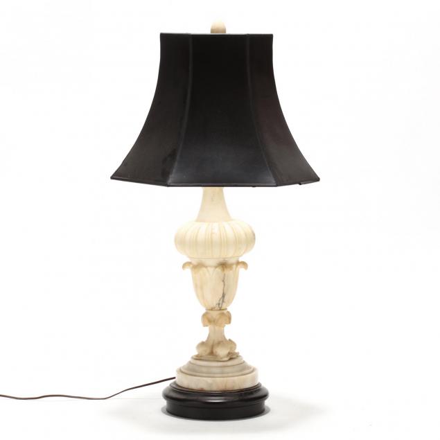 large-vintage-carved-alabaster-table-lamp
