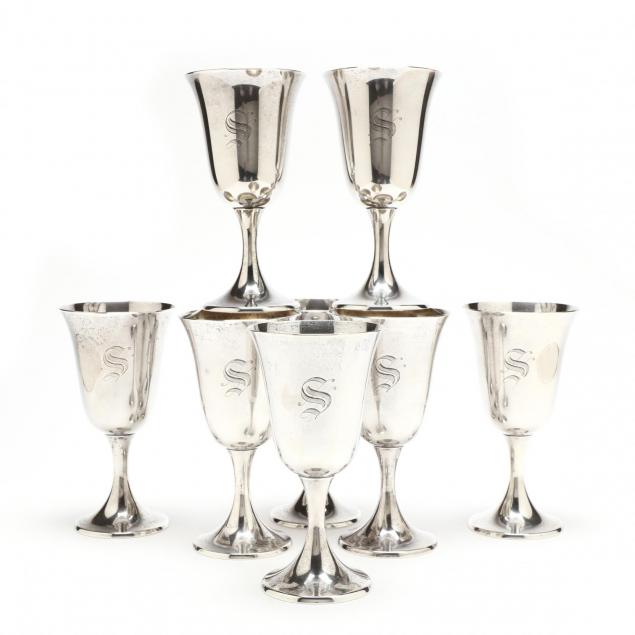 set-of-eight-gorham-puritan-sterling-silver-goblets
