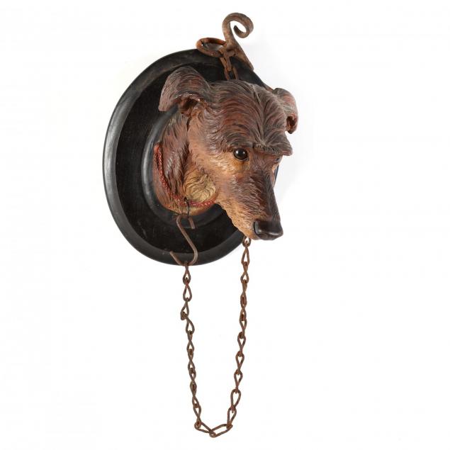 antique-composite-mounted-bust-of-a-dog