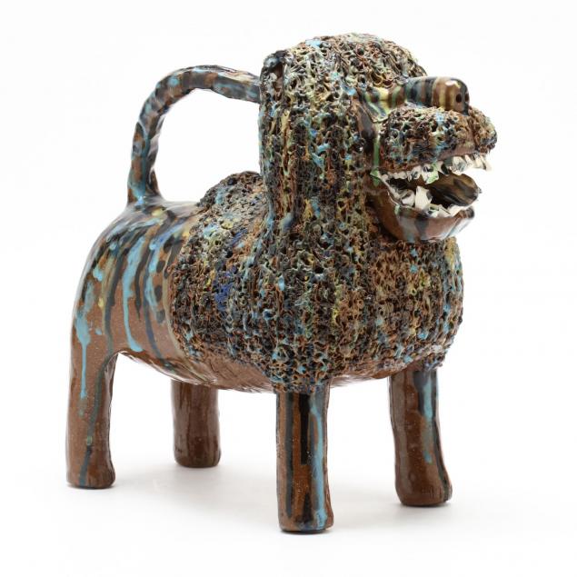 folky-shenandoah-style-art-pottery-lion