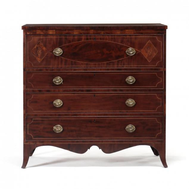 new-york-federal-inlaid-mahogany-chest-of-drawers