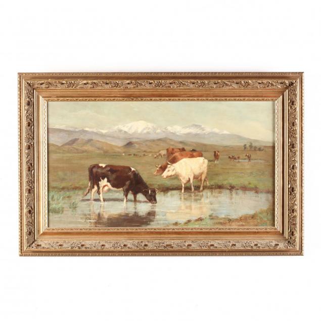 antique-western-landscape-painting-with-cattle