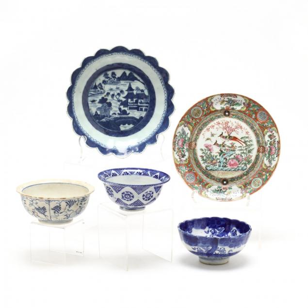 five-pieces-of-antique-chinese-porcelain