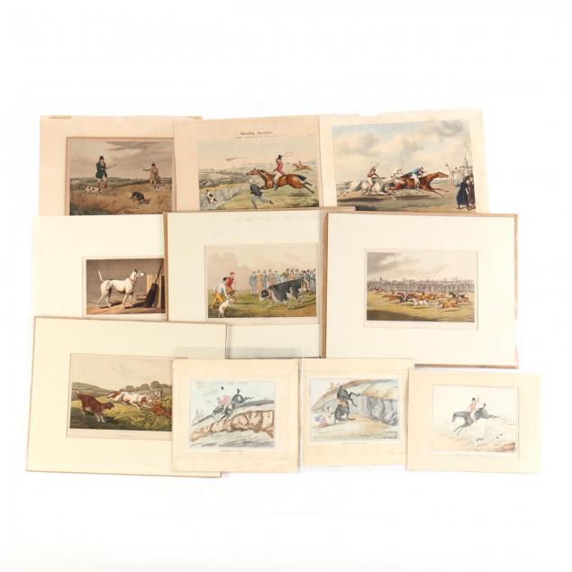 after-henry-alken-br-1785-1851-group-of-11-hand-colored-sporting-prints