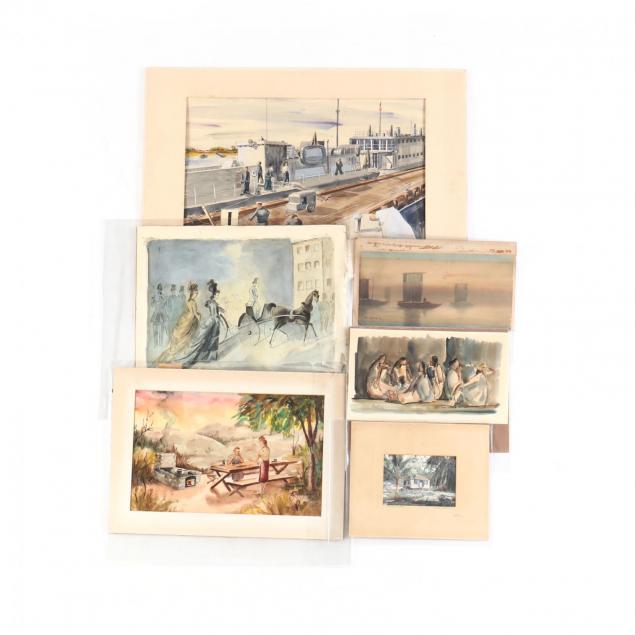 group-of-6-assorted-watercolor-compositions