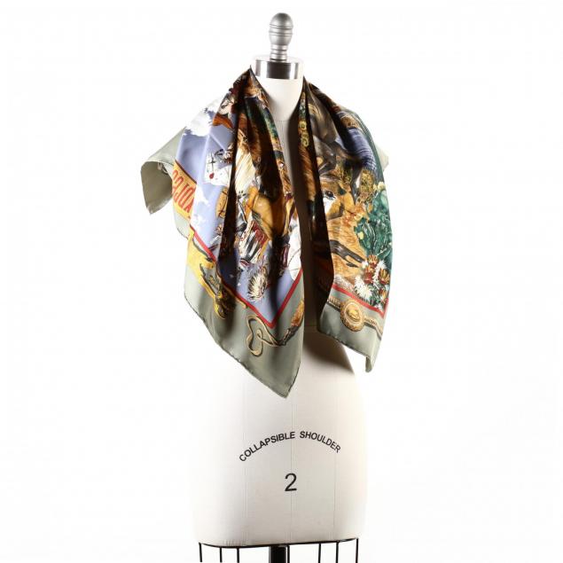 silk-scarf-the-pony-express-hermes