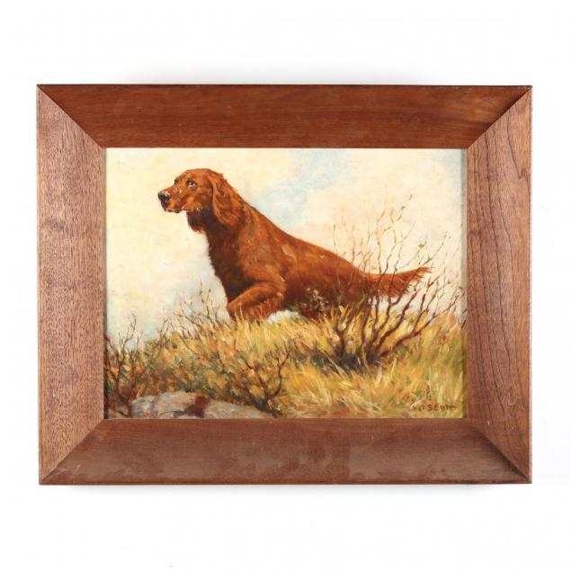 vintage-painting-of-a-noble-irish-setter