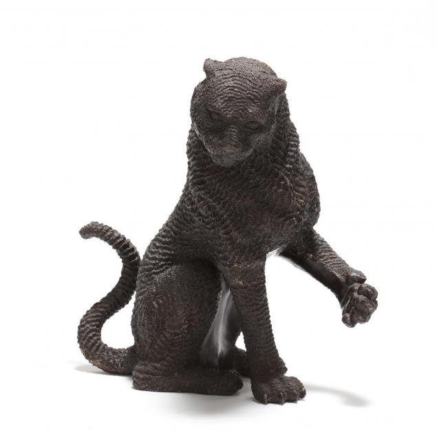 vintage-bronze-of-a-panther