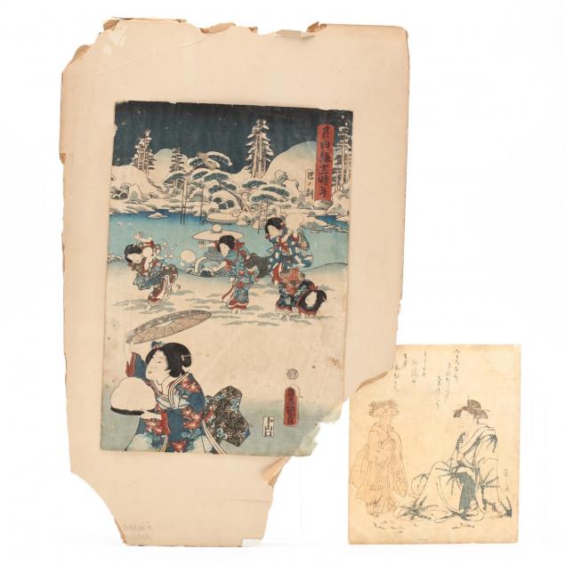 two-japanese-woodblock-prints