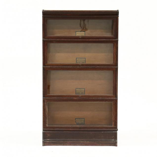 globe-wernicke-oak-barrister-bookcase