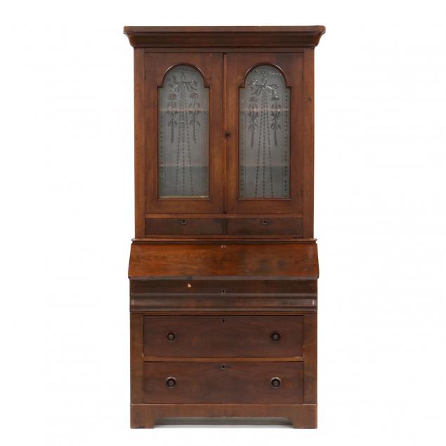 american-classical-secretary-bookcase