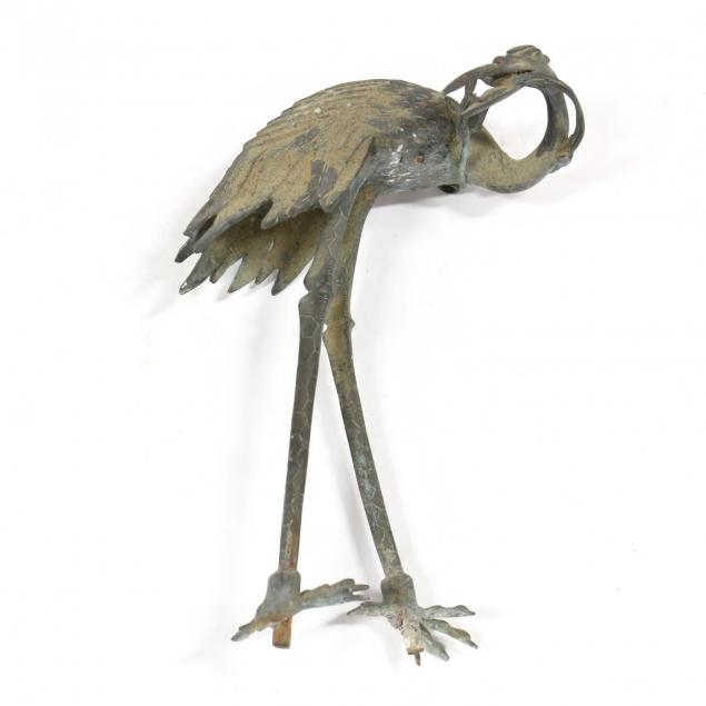 bronze-figure-of-a-crane