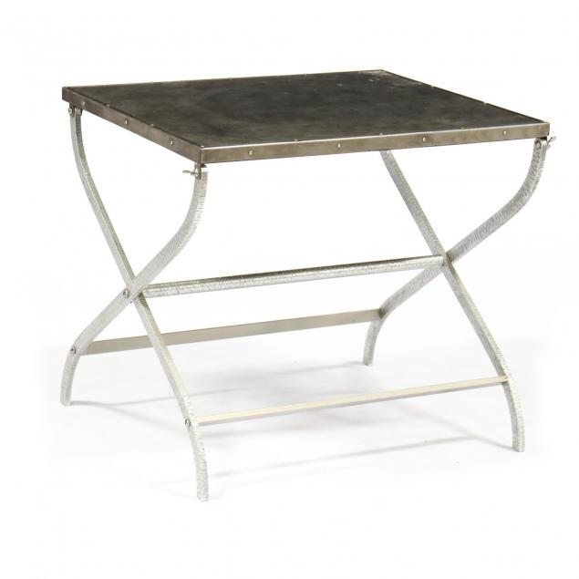 mitchell-gold-designer-mixed-metal-side-table