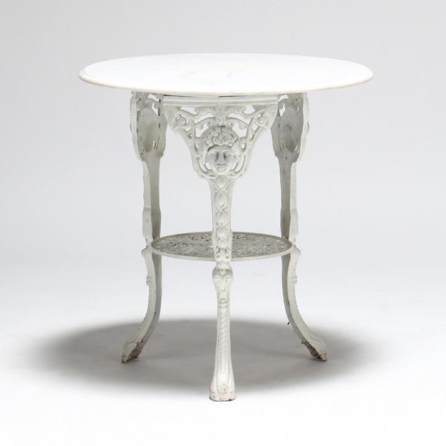 renaissance-style-cast-iron-and-marble-patio-table