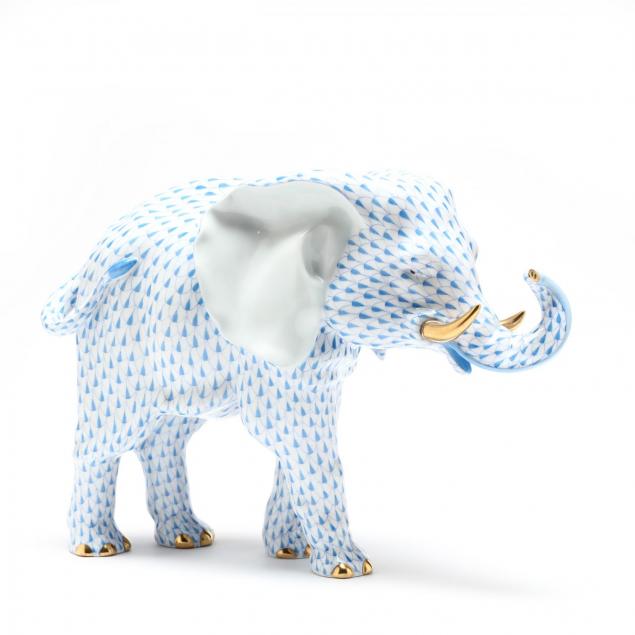 large-herend-porcelain-elephant