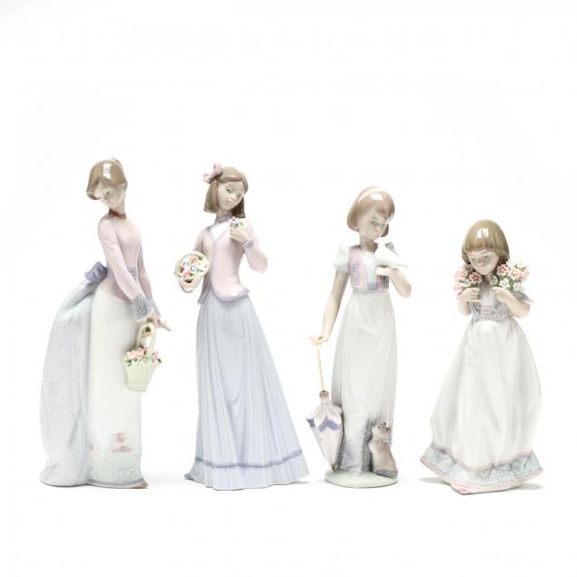 four-lladro-collector-s-society-figurines
