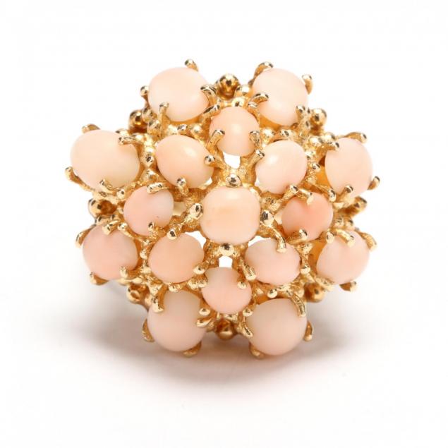 14kt-gold-and-angel-skin-coral-ring