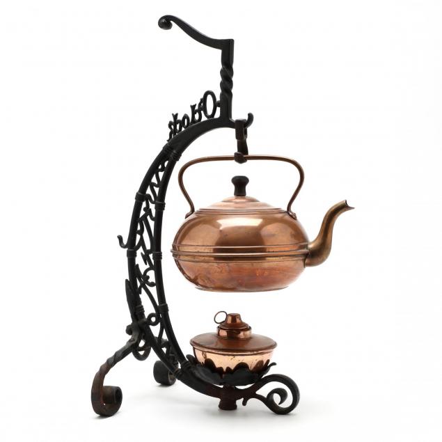 antique-copper-teapot-and-stand