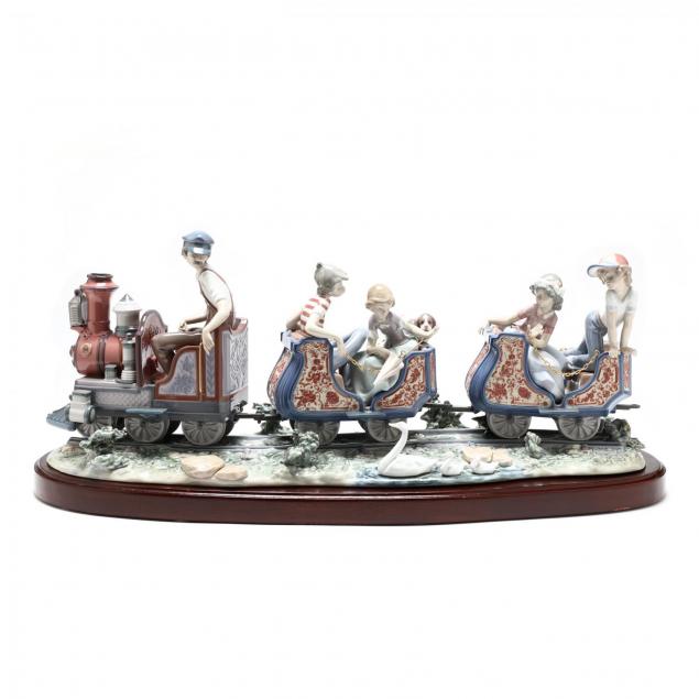 rare-lladro-composition-circus-train-at-the-fair