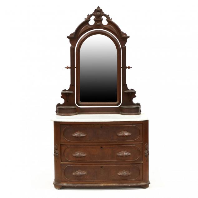victorian-marble-top-dresser-with-mirror