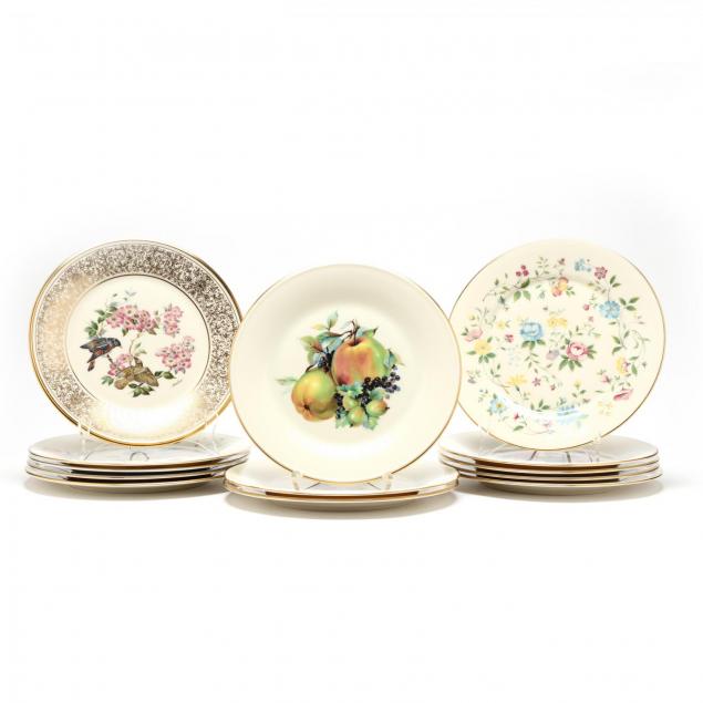 twelve-assorted-lenox-dinner-plates