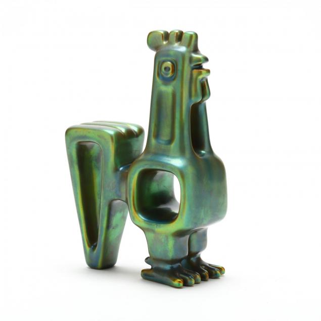 zsolnay-art-deco-pottery-rooster