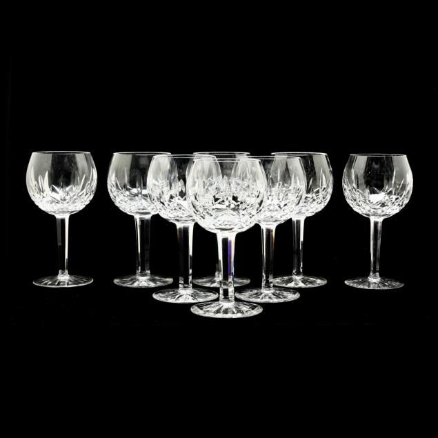 waterford-group-of-eight-lismore-balloon-wine-glasses