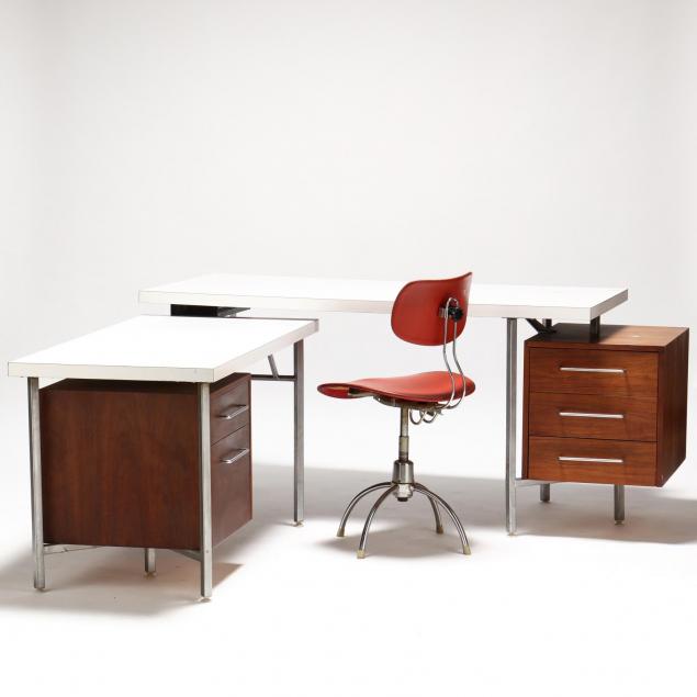mid-century-executive-desk-with-chair