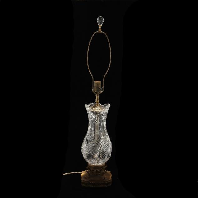 antique-cut-glass-table-lamp