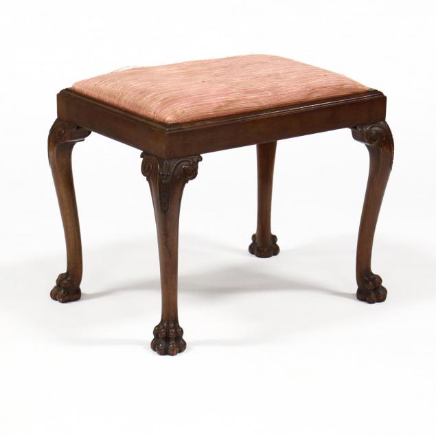 edwardian-carved-mahogany-bench