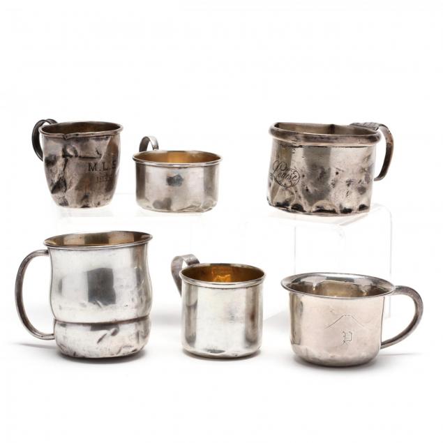 six-sterling-silver-child-s-cups
