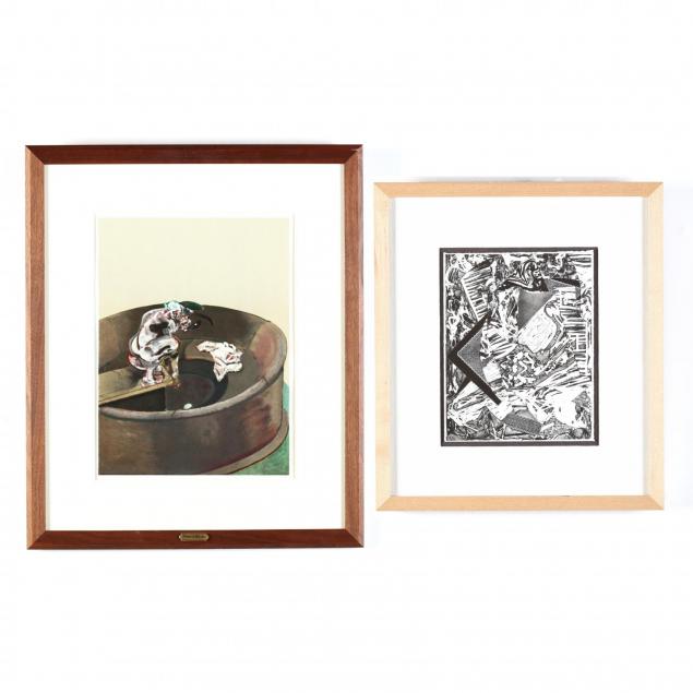 two-framed-lithographs-frank-stella-and-francis-bacon