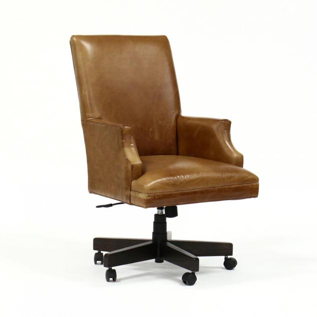 restoration-hardware-leather-office-chair