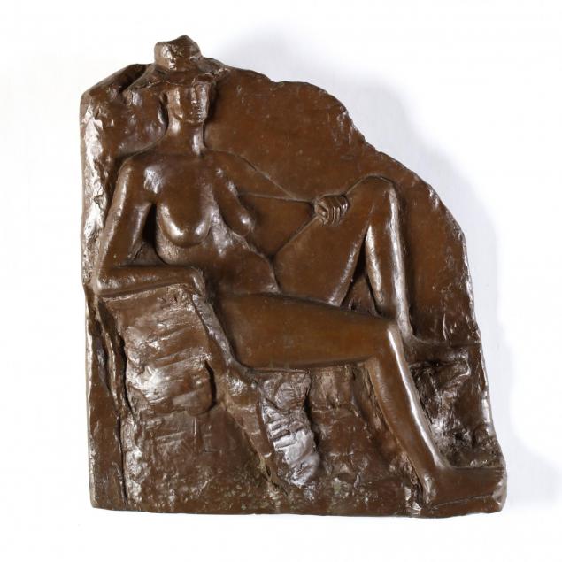 sculptural-bronze-plaque-of-a-nude