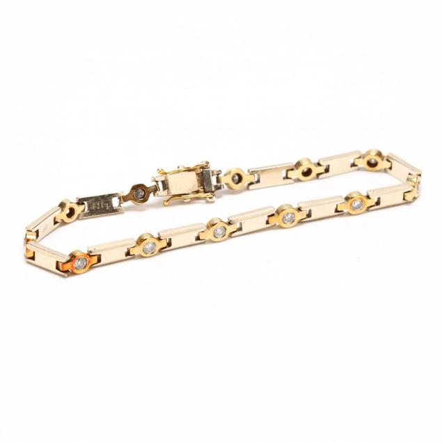 14kt-two-color-gold-and-diamond-bracelet