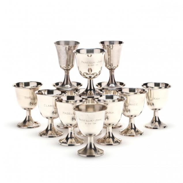 an-assembled-set-of-thirteen-sterling-silver-goblets