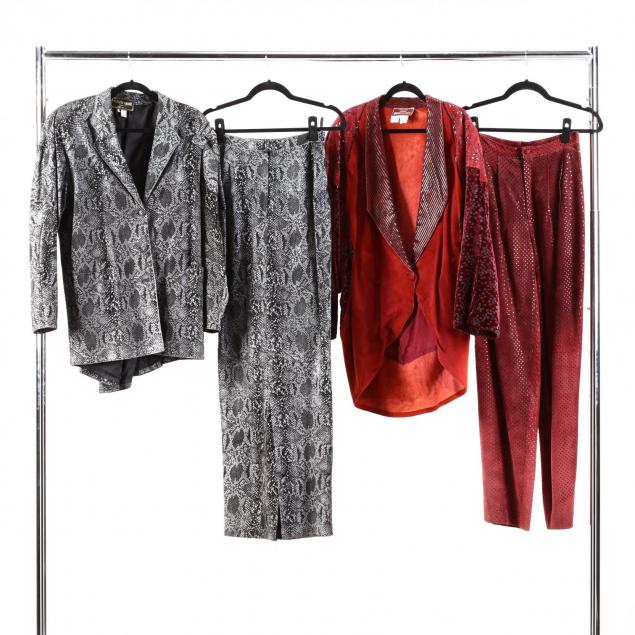 two-vintage-roberto-cavalli-suits