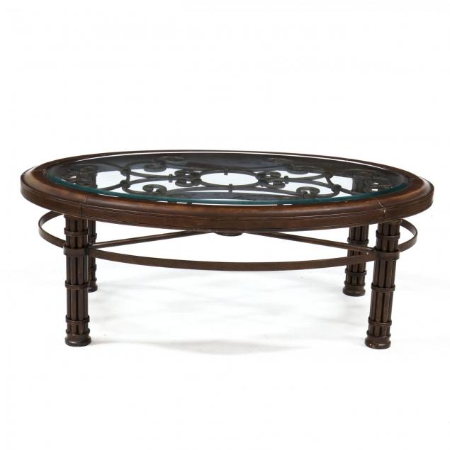 contemporary-metal-and-glass-coffee-table