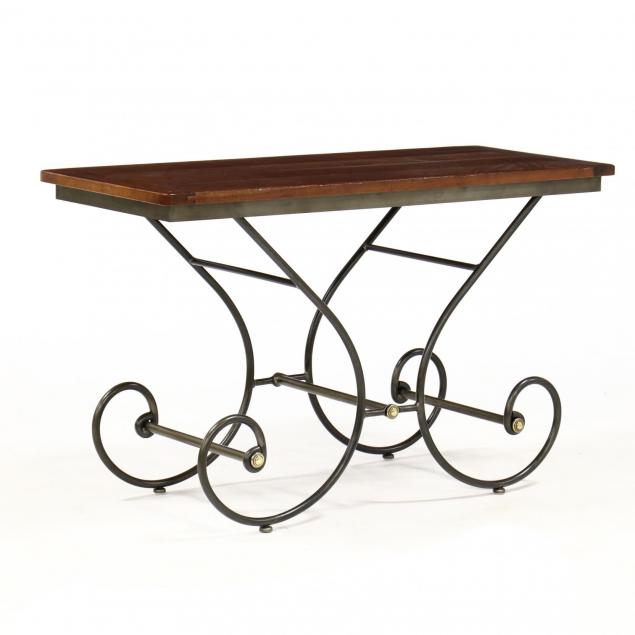 contemporary-baker-s-style-console-table