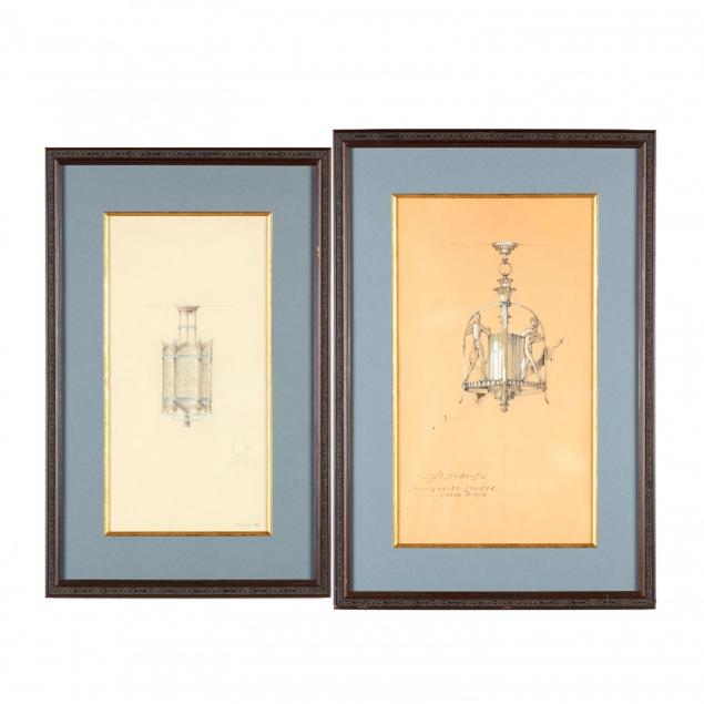 two-art-deco-lighting-design-sketches